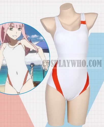 Darling in the Franxx Zero Two Cosplay Swimsuit