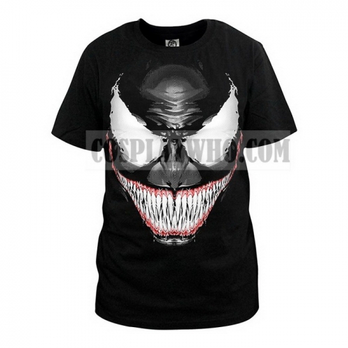 Venom T shirt Black Short Sleeve Cotton Tshirt