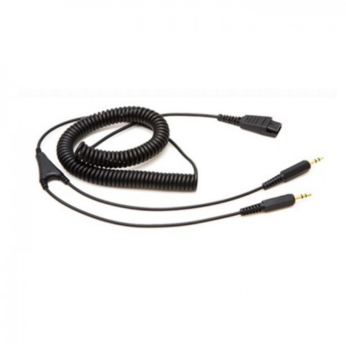 Link02 Computer Soundboard PC Cable, Headset Adapter