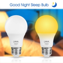 LOHAS LED Sleep Aid Light Bulbs,A19 E26 6W,Warm White 2500K