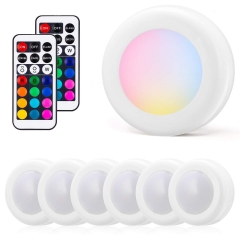 LOHAS LED Puck Night Light Dimmable by Controller,0.8W, RGB Color Changing