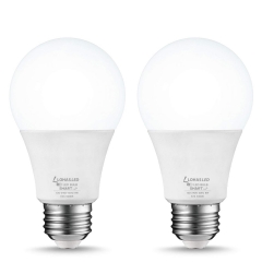 LOHAS LED Smart Bulb Work with Alexa and Google Home, A19 E26 8W, Daylight Dimmable (2 Pack)