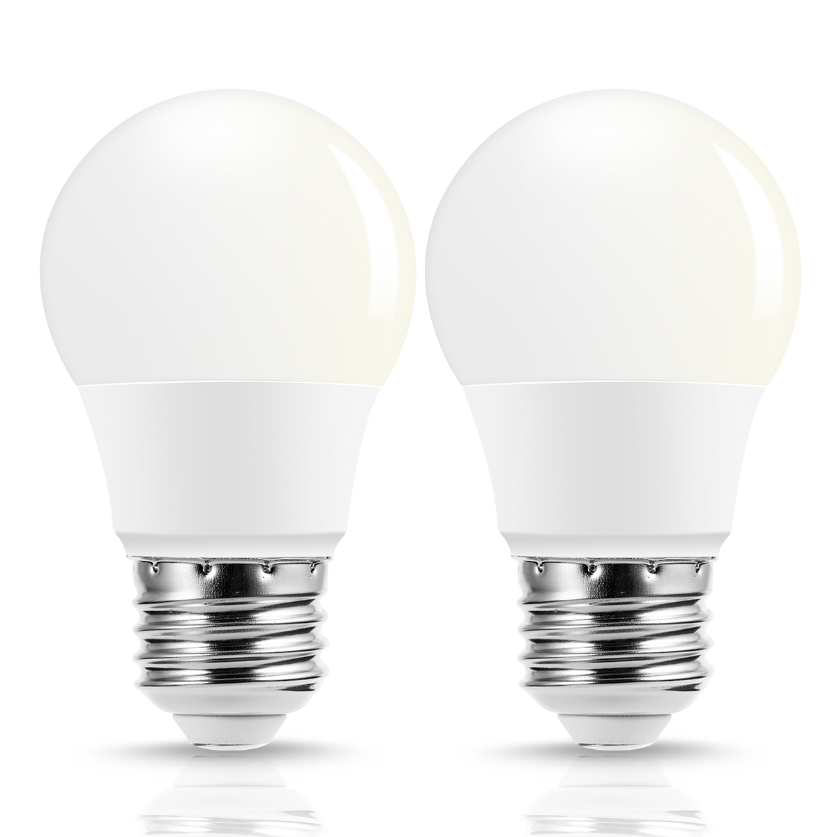 A15 LED Light Bulbs, 40W Equivalent(5W), Natural Daylight White 4000K, 420LM, Pack of 2