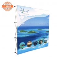 8FT Straight Pop up display kits