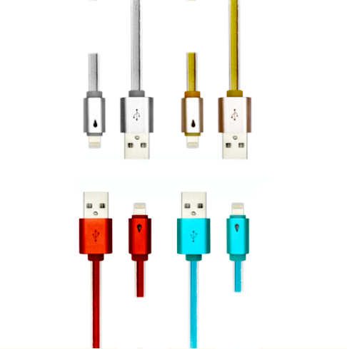 new Apple LED breathable Jelly Jacket Sync Charge Cable