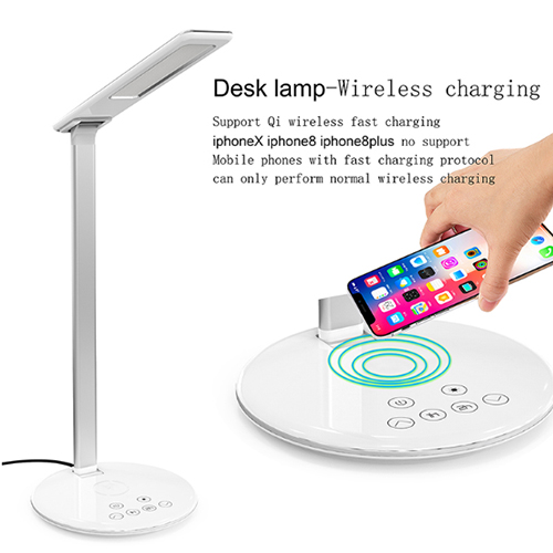 2 IN 1 Smart LED Desk Lamp with Wireless Charger