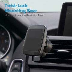 Universal Twist-Lock Air Vent Magnetic Car Phone Mount