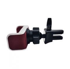 Soft Silicone and Leather cover Universal Car Vent Clip Holder