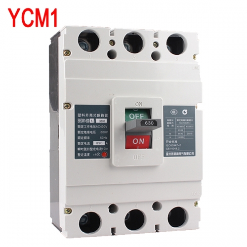 YCM1 moulded case circuit breaker mccb