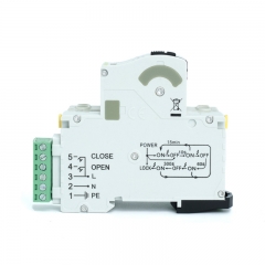 Wifi app control reclose RCBO 1P+N type A 18mm