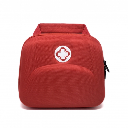 First Aid Pouch Bag Red Compact Waterproof Tactical First Aid Bag with Big D Ring Tactical Pouches