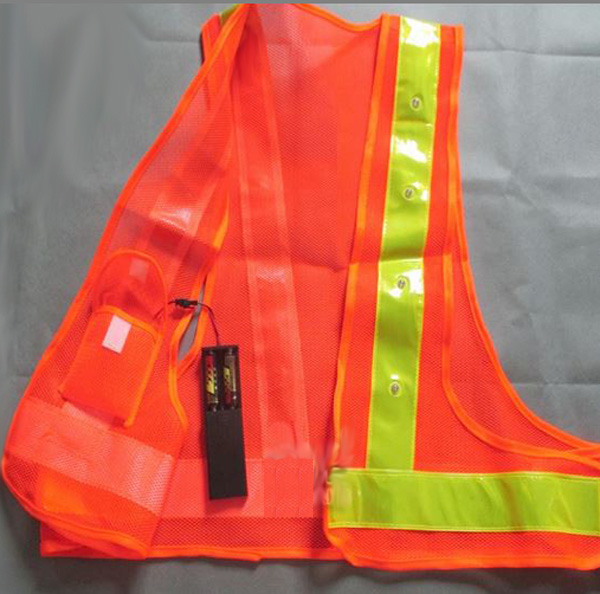 LED Safety Reflective Vest High-Visibility Reflective Led Safety Vest