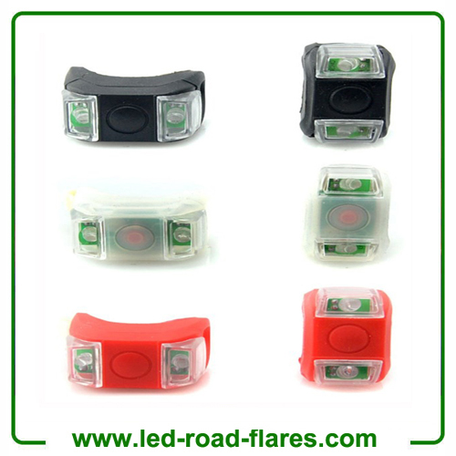 LED Silicone Bicycle Lights LED Bike Tail Lights LED Bicycle Light Flash Rear Lights