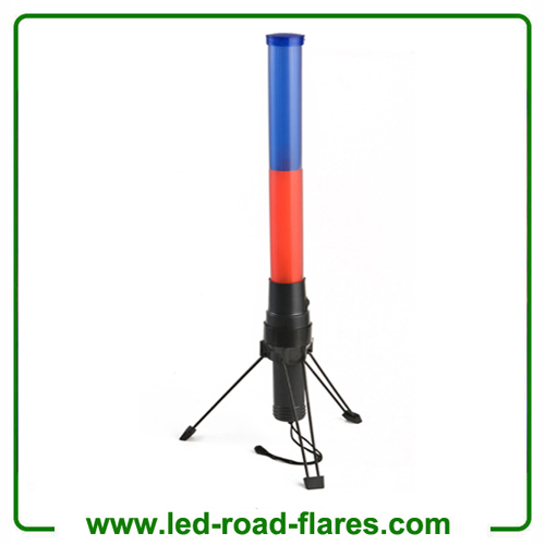 41cm 2XD Battery Red Led Traffic Wands Led Traffic Batons Led Batons With Tripod