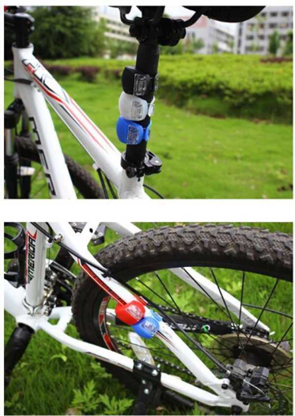 Bicycle Accessories LED Silicone Bicycle Light & LED Bike Tail Light LED Bicycle Light Flash Light