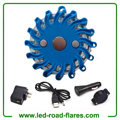 Blue Rechargeable Led Flares Kits