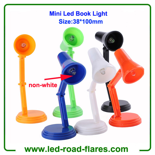 Green White Red Blue Black Orange Mini Led Book Light Clip Mini Led Book Lamp