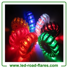 Red Best Led Road Flares Kits Rechargeable