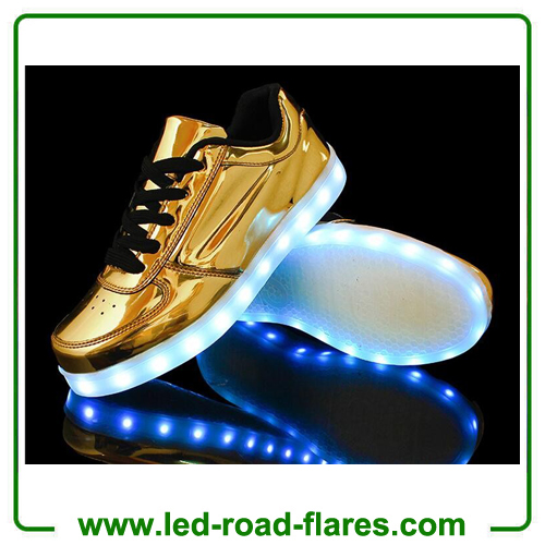 Unisex Led Shoes 2017 New Men LED Shoes Fashion Growing Luminous Light Shoes For Adult Pink Golden Silver Casual Shoes