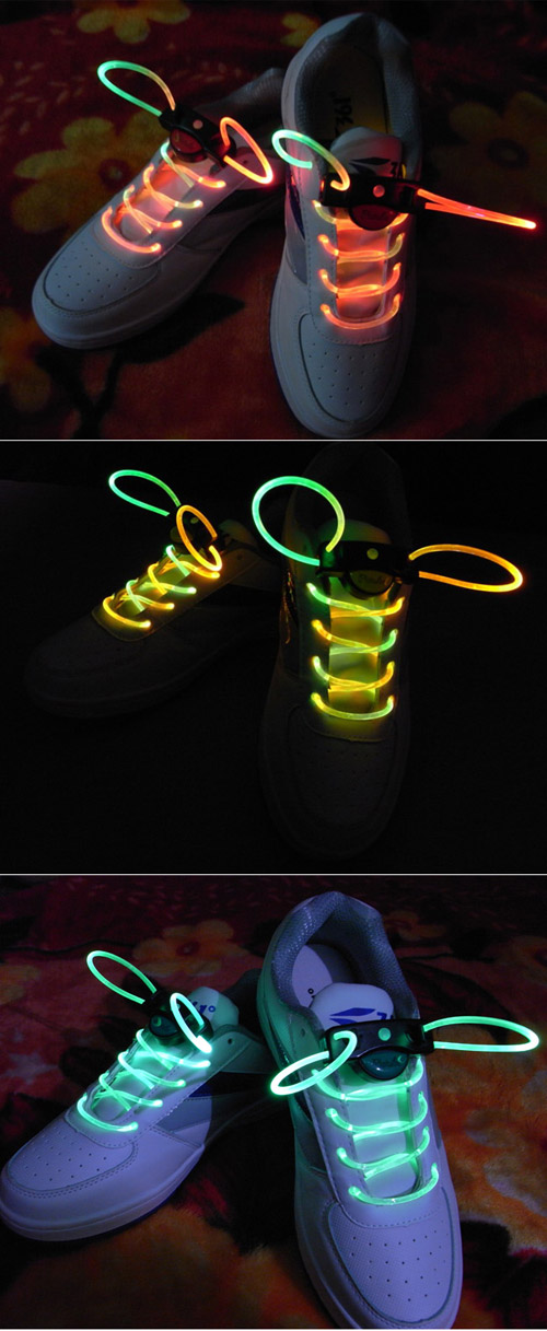 China Flashing Led Shoelaces Led Light Up Shoelaces Shoe Laces