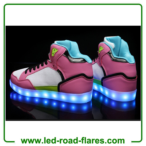 China Led Shoes Manufacturer Wholesales USB Charging Flashing Fluorescent Led Shoes