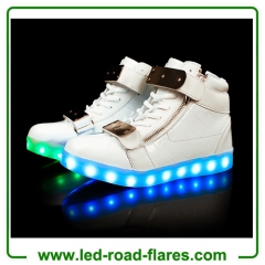 Running Sports LED Shoes Men&Women LED Sneakers Unisex Led Shoes USB Charging Simulation Led Shoes