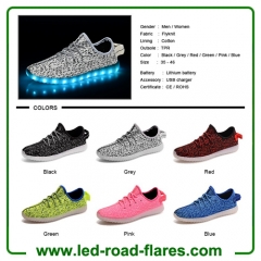 Chin​a USB Rechargeable Led Flashing Light Up Shoes Sneakers Manufa​cturers Suppliers Factory