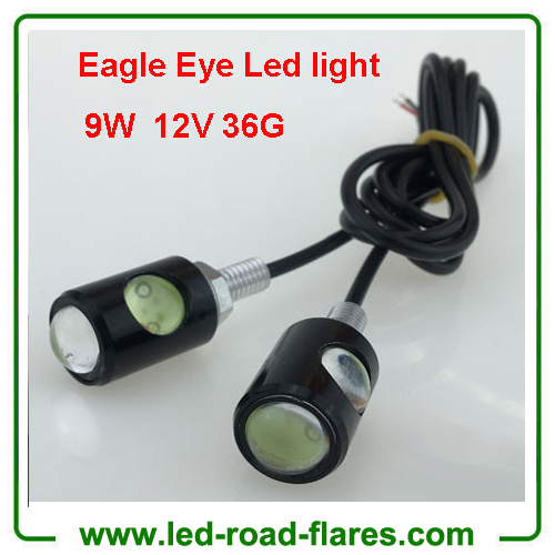 China Car Led Eagle Eye Headlights Car Parking Lights Eagle Eye Led Lights 23mm 12V 24V 9W Waterproof Manufacturer Supplier Factory