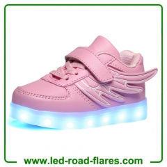 China Led Flashing Blinking Glowing Led Lights Up Shoes Kids With Angel Wings Suppliers Factory and Manufacturers