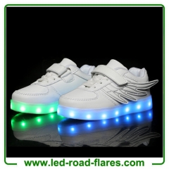 China Led Flashing Blinking Glowing Led Lights Up Shoes Kids With Angel Wings Suppliers Factory and Manufacturers