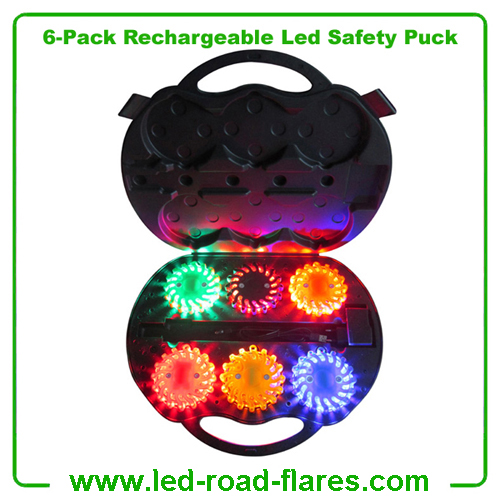 China 9-in-1 6-Pack Rechargeable Led Safety Puck Light Manufacturer Supplier Factory