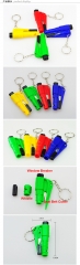 3 Or 2 In 1 Pocket Mini Car Auto Emergency Escape Rescue Tool Glass Window Breaker Safety Hammer with Keychain Seat Belt Cutter and Whistle