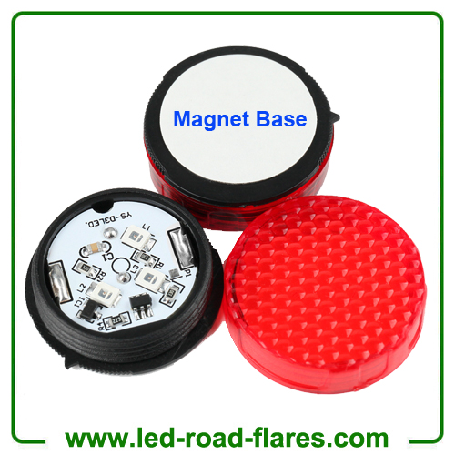 12V Led Auto Car Door Warning Light With Magnetic Wireless Led Strobe Light For Anti-Collision Emergency Stop Car Use