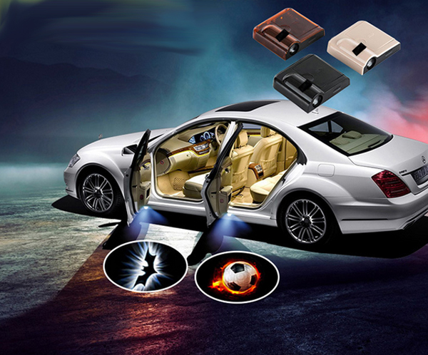 Automobile Car Wireless Led Ghost Shadow Lights Car Door Logo Laser Projector Lights Lamps 