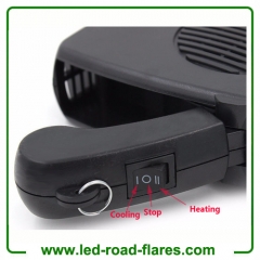 12V 24V Car Auto Heater Heating Fan Dryer Windshield Demister Defroster with Swing-out Handle by Cigarette Socket