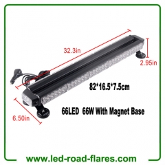 26 Inch 54W LED Work Light Bar Single Row Driving Lamp with Magnetic Base for Truck ATV SUV