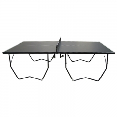 Folding and movable table tennis table