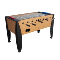 5ft MDF soccer table&foosball table&kicker game table with glass top