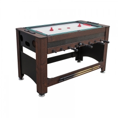 4 In 1 Multi Game Table With Combo Pool Table Baby Foot Game, Table Tennis, Hockey Game Table