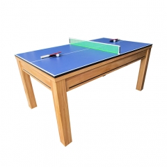 Indoor Sports Multi Game Table With Snooker Table Billiard Table Pool Dining Table