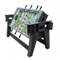 combo game table with foosball table, pool billiards table ,table tennis and desk