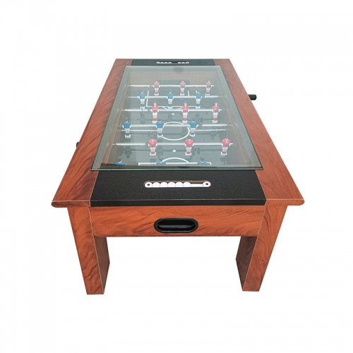 Glass Coffee Table And Soccer Table Foosball Game