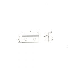 Telos Replaceable blades spiral cutterhead (heavy cutting)