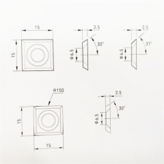 Telos light cutting spiral cutterhead for joint shaft