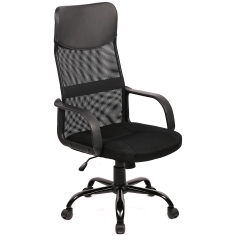 New Black Modern Fabric Mesh High Back Office Task Chair Computer Desk Seat