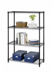 4Shelf Wire Shelving Unit Garage Commercial NSF Wire Shelf Metal Large Storage Shelves Heavy Duty Height Adjustable 1000 LBS Capacity -14x36x54