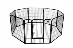 New BestPet Black 32" 8 Panel Heavy Duty Pet Playpen Dog Exercise Pen Cat Fence