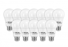 New 75 Watt Equivalent SlimStyle A19 LED Light Bulb 2700K Dimmable 12 Pack E1275