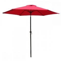 New Patio Umbrella 9' Aluminum Outdoor Patio Market Umbrella Tilt W/ Crank 276