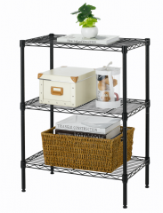 Commercial Wire Shelving Cart Unit 3 Shelves Shelf Rack Black T53 Layer Tier Commercial